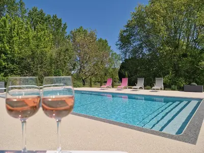 Piscine de l'établissement Maison/gîte-6 km de Tours ou située à proximité