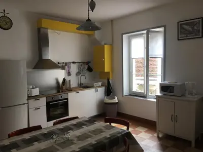 Cuisine ou kitchenette dans l'établissement Le Studio Gambetta