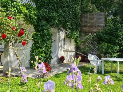 Jardin de l'établissement Studios Les Iris