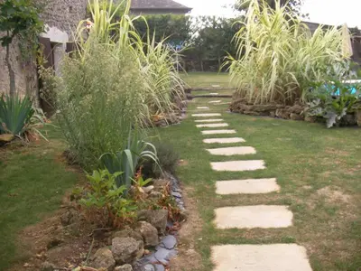 Jardin de l'établissement Chambres d'Hôtes La Vallée des Vignes