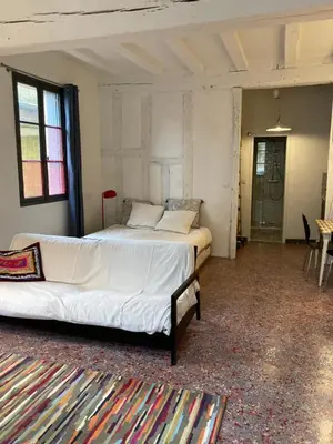Un ou plusieurs lits dans un hébergement de l'établissement Blanqui Loft