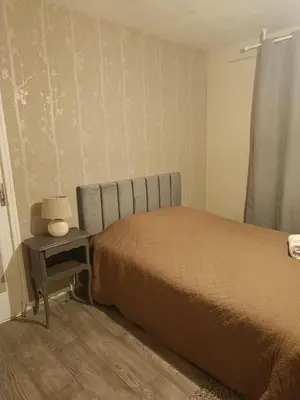 Un ou plusieurs lits dans un hébergement de l'établissement Chambres d'hotes du Port Gautier