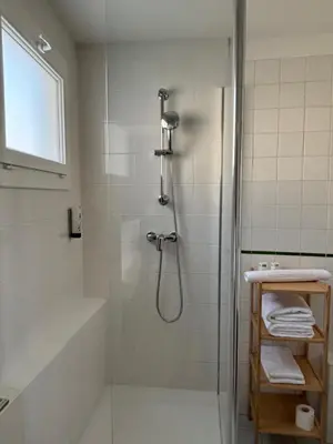 Salle de bains dans l'établissement Gabriel Hotel Chinon