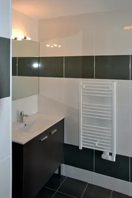 Salle de bains dans l'établissement Château-Vert