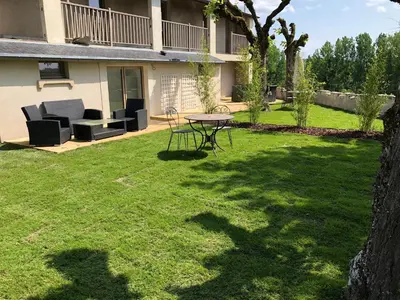 Jardin de l'établissement Cottage Parc Duplex of 70 m for 2 people 1 bedroom 2 bathrooms