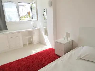 Un ou plusieurs lits dans un hébergement de l'établissement Les Chambres Lune