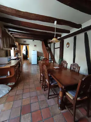 Cuisine ou kitchenette dans l'établissement Descartes