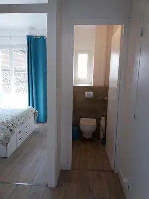 Salle de bains dans l'établissement Appartement sur l’ile de Saumur