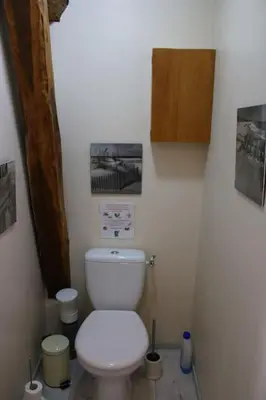 Salle de bains dans l'établissement Gîte Natur'Amis