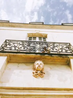 Balcon ou terrasse dans l'établissement Le Grand Vaudon