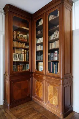 Bibliothèque dans l'appartement