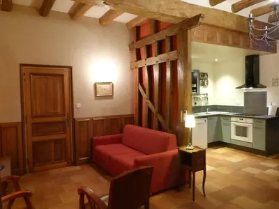 Cuisine ou kitchenette dans l'établissement Le Grand Gite De La Promenade