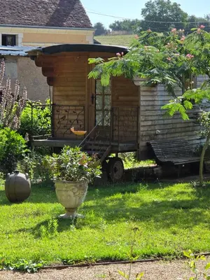 Jardin de l'établissement Le Grand Gite De La Promenade