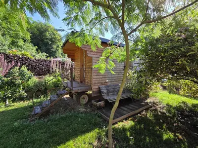 Jardin de l'établissement Le Grand Gite De La Promenade