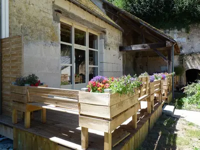 Jardin de l'établissement Le Grand Gite De La Promenade