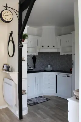Cuisine ou kitchenette dans l'établissement Le Petit Nid de Beauval