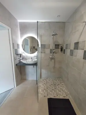 Salle de bains dans l'établissement Chambres d'hotes 