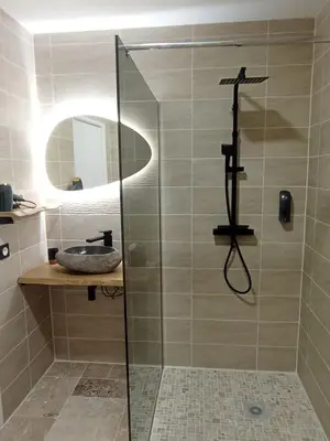 Salle de bains dans l'établissement Chambres d'hotes 
