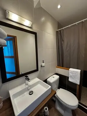 Salle de bains dans l'établissement Rive Gauche