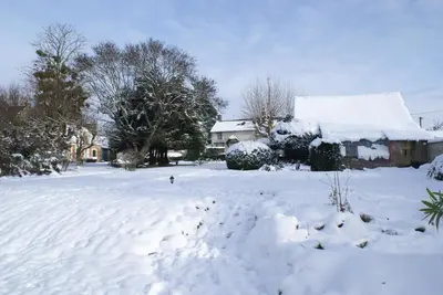 L'établissement Le Béguinage en hiver