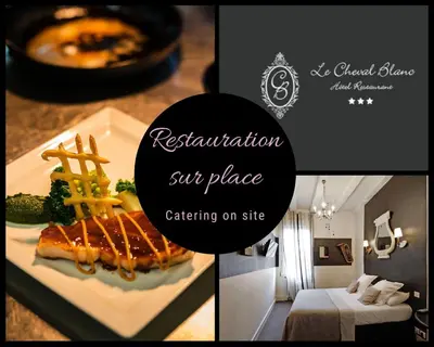 Certificat, récompense, panneau ou autre document affiché dans l'établissement Logis Hotel Restaurant Le Cheval Blanc