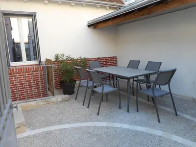 Terrasse ou espace extérieur de l'établissement GITE DE LA PECHERIE