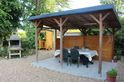 Jardin de l'établissement gite de l'aunay