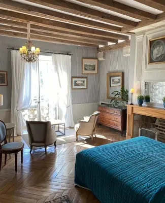Coin salon dans l'établissement Chateau des Arpentis
