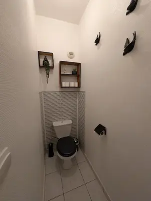 Salle de bains dans l'établissement Le Cocon de Blois
