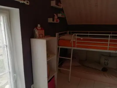 Un ou plusieurs lits dans un hébergement de l'établissement gîte papillon 4