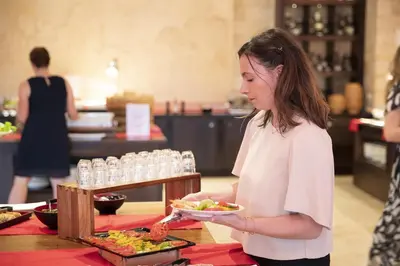 Nourriture dans l'hôtel ou à proximité
