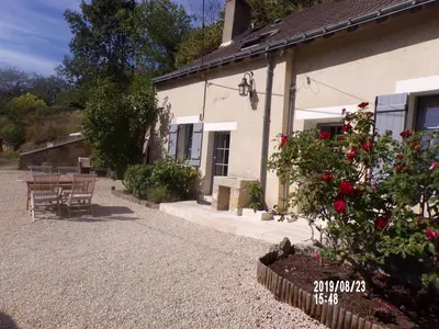 Jardin de l'établissement Le Troglo des Renaudières