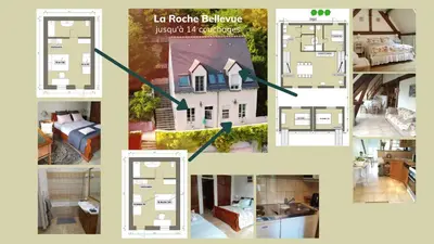 Plan de l'établissement La Roche Bellevue