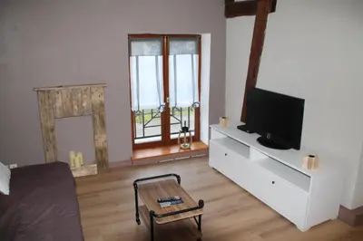 Télévision ou salle de divertissement dans l'établissement appartement Le Rive Gauche