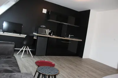 Cuisine ou kitchenette dans l'établissement STUDIO COCON ULTRA CENTRE LE MANS