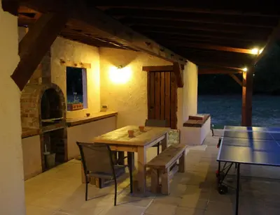 Terrasse ou espace extérieur de l'établissement Orchard View Gite