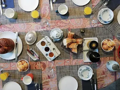 Nourriture dans le B&B/chambre d'hôtes ou à proximité