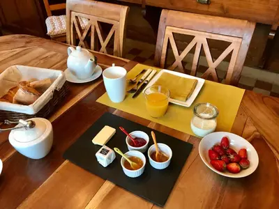 Nourriture dans le B&B/chambre d'hôtes ou à proximité