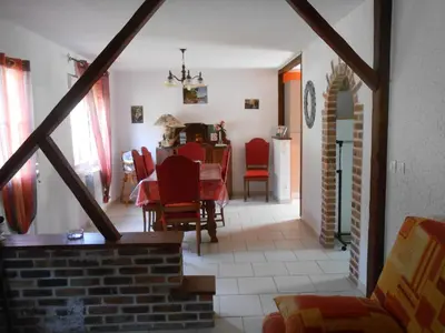 Coin salon dans l'établissement Gite Halia beauval