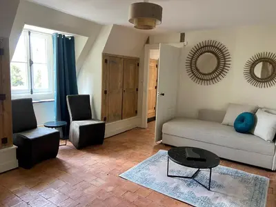 Coin salon dans l'établissement Demeure de Beaulieu