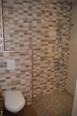 Salle de bains dans l'établissement La Perronière