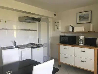 Cuisine ou kitchenette dans l'établissement Les Agapanthes Site de Fondettes