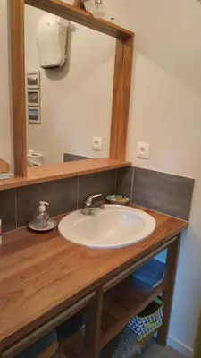 Salle de bains dans l'établissement appartement dans propriétée privée