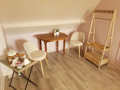 Coin salon dans l'établissement Au coeur des châteaux