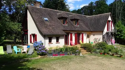 Jardin de l'établissement Chambres de Monthéard