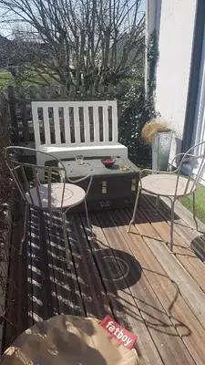 Balcon ou terrasse dans l'établissement Le 7