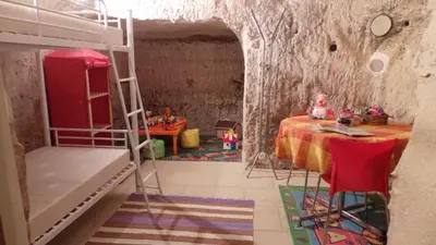 Plan de l'établissement maison troglodyte