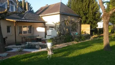 Jardin de l'établissement suite familiale 2 chambre
