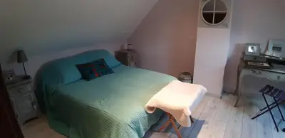Un ou plusieurs lits dans un hébergement de l'établissement chambre chez l'habitant