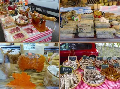 Nourriture dans la maison de vacances ou à proximité